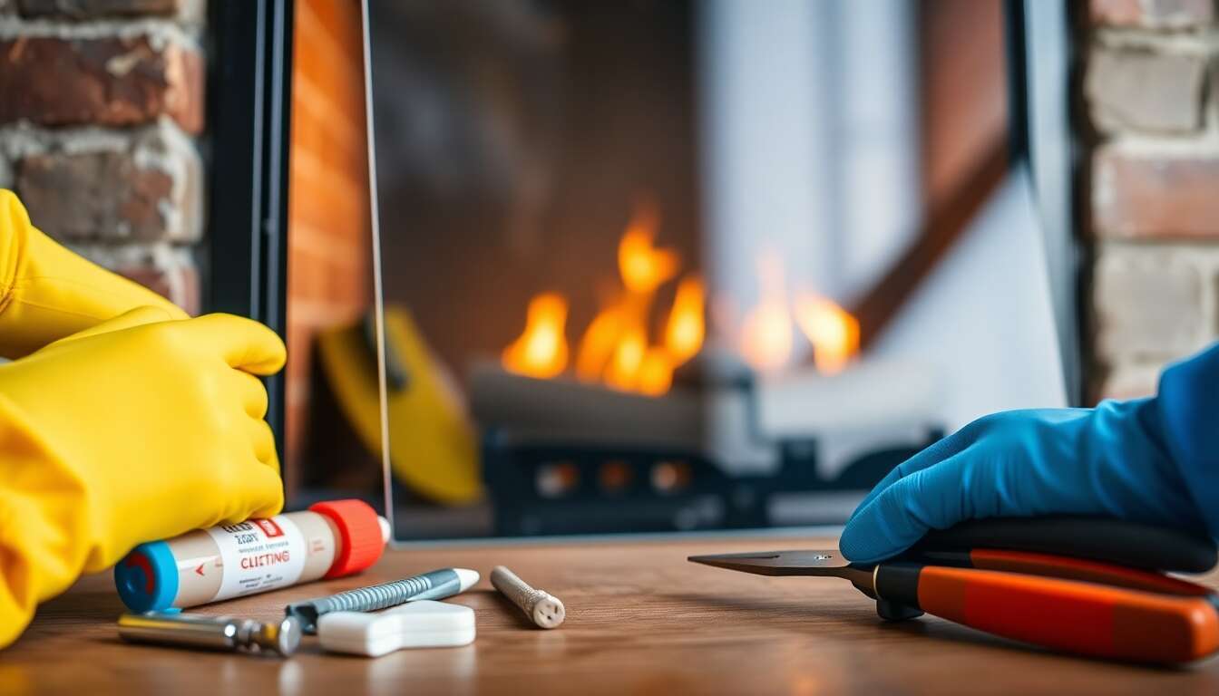 Remplacement rapide et facile de la vitre de votre insert