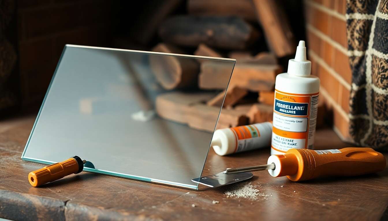 Comment changer la vitre d'un insert vous-même ?