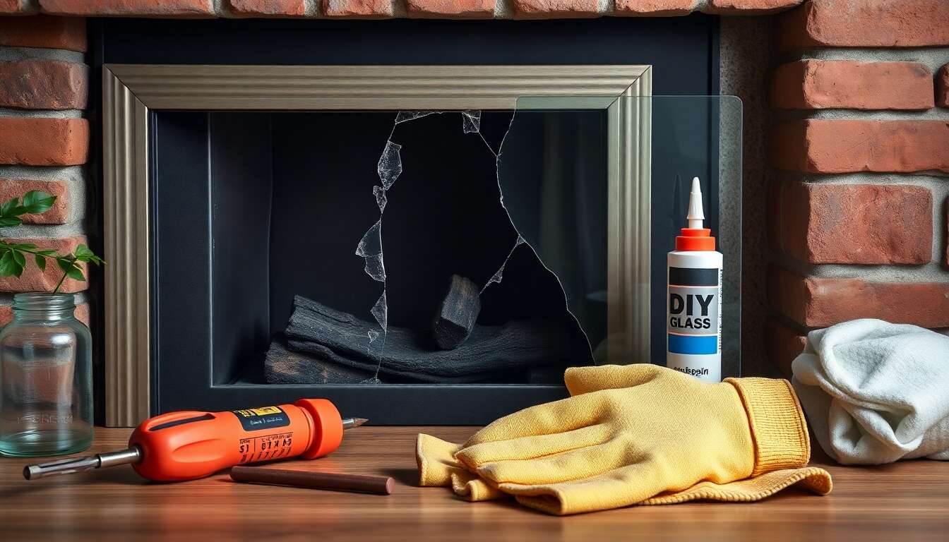 Vitre d'insert cassée : comment la remplacer ?