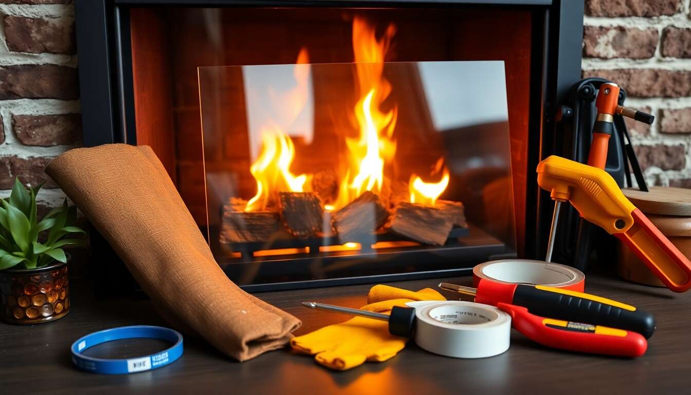 Astuce pour changer les vitres de votre insert de marque Jotul