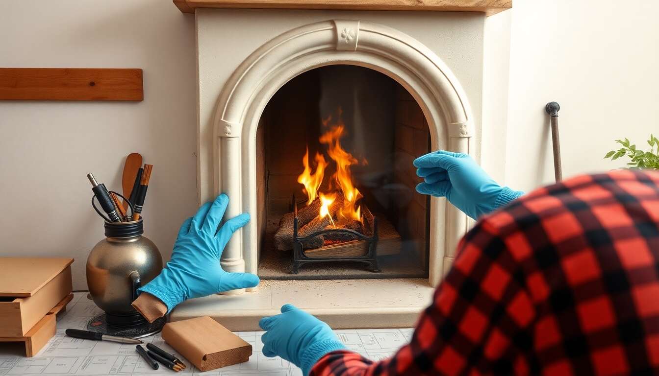 Comment remplacer une vitre d'insert de cheminée efficacement ?